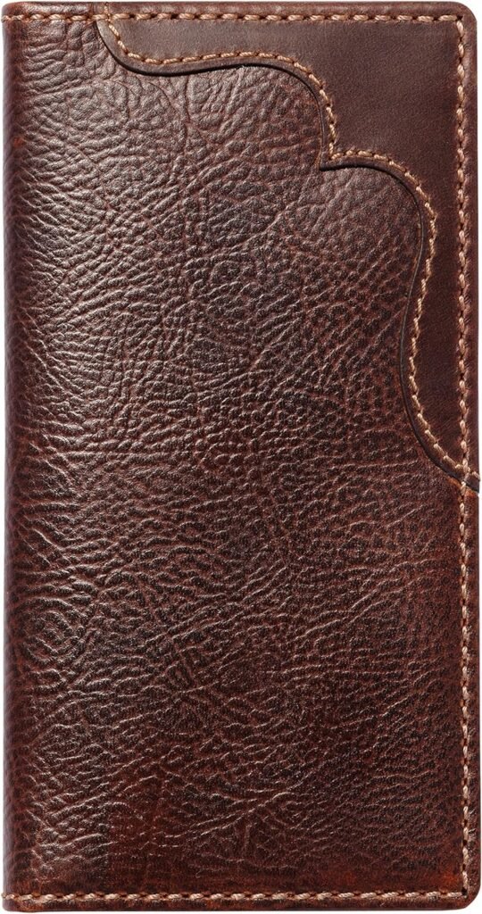 HoJ Co. COLT Long Bifold Wallet | Rodeo Wallet | Full Grain Cowhide Leather | Long Bifold Mens Wallet | Western Wallet