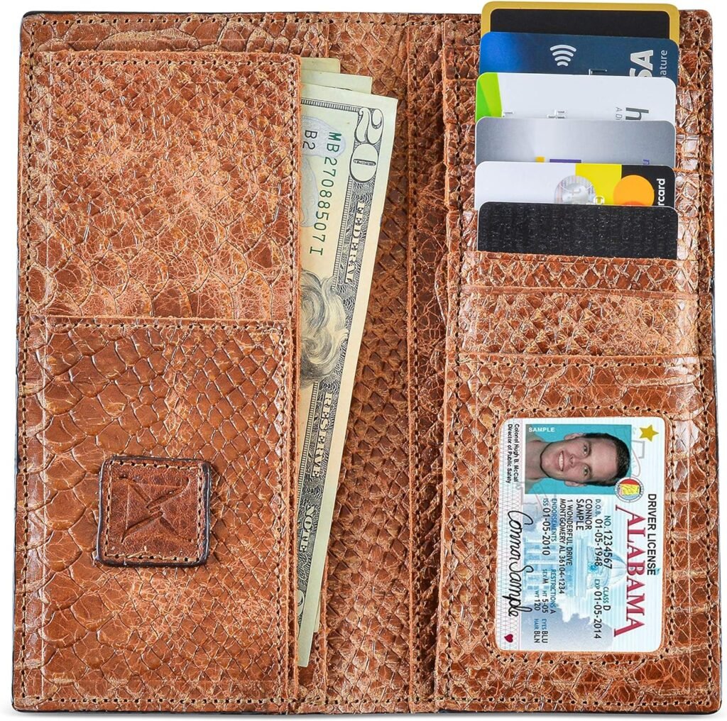 Twisted X Rodeo Embossed Leather Wallet (Snake)