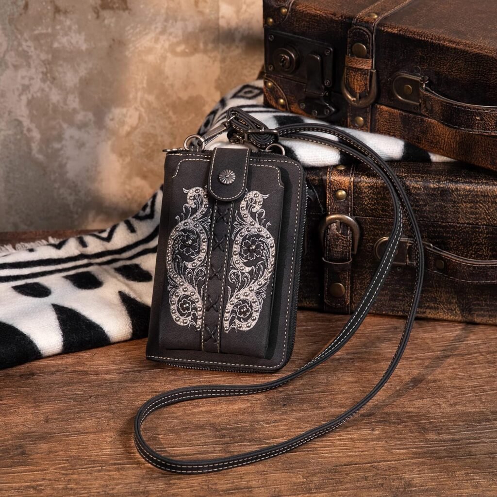 Montana West Small Crossbody Cell Phone Purses for Women Western CellPhone Wallet Bags with Coin Pocket