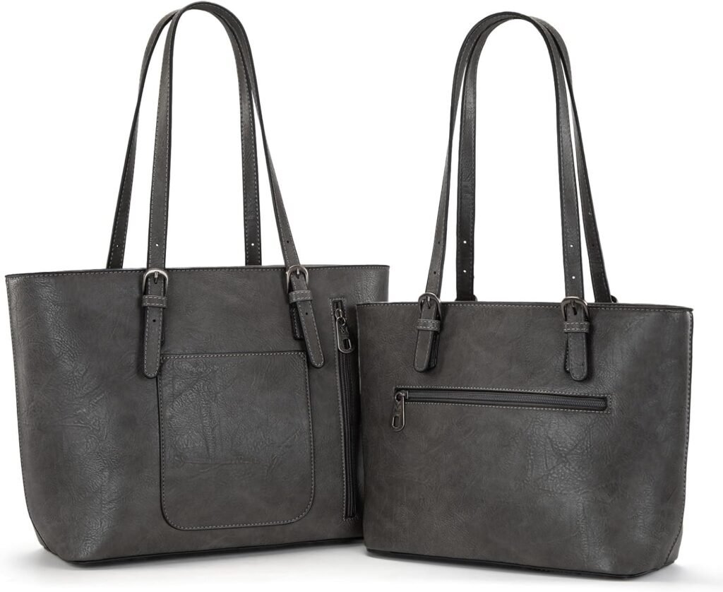 Montana West Tote Bag for Women Large Purse and Handbags Set Embossed Collection Purse 2Pcs Set